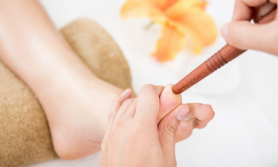 Thailändische Fussmassage